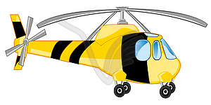 Air transport helicopter - vector clipart