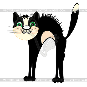 Cat in pose - vector image