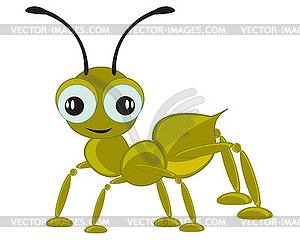 Cartoon insect ant - stock vector clipart