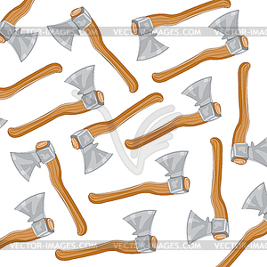 Instrument axe pattern - vector clip art