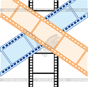 Background of movie film  - vector image
