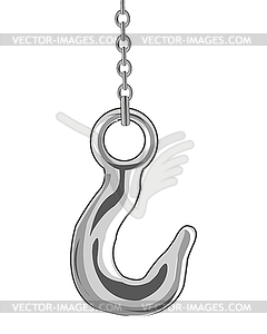 Hook of tap is insulated - vector image
