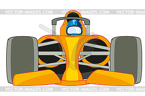 Racing fireball is insulated - royalty-free vector image