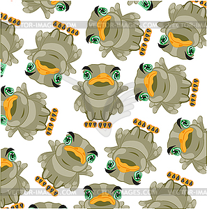 Sulphur nestling decorative pattern - vector image