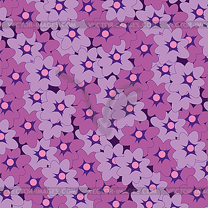 Colorful decorative background of ensemble flower - vector clipart