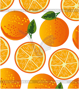 Orange decorative pattern is insulated - vector clipart