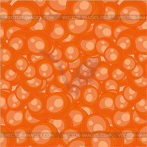 Decorative background of seafood red roe fish - vector clip art