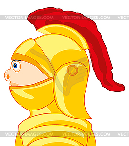 Портрет римской вины в профиль - цветной векторный клипарт