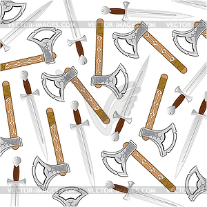 Plain weapon decorative pattern ea white background - vector clipart / vector image