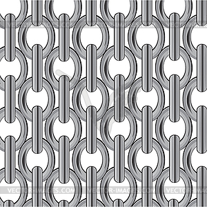 Decorative background of chain of metal - vector clip art