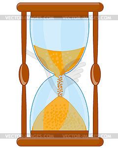 Предмет старого парня песочные часы - векторный дизайн