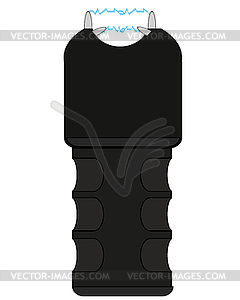 Subject of protection stun gun - vector clipart