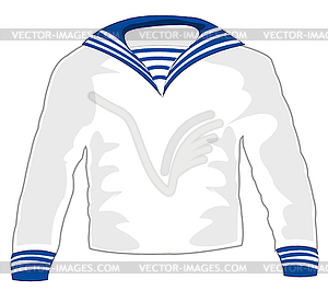 Cloth of sailor is insulated - vector image