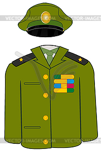 Form military is insulated - vector image
