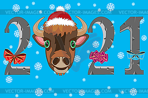 Festive background with symbol approaching new Year - vector clipart