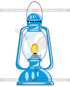 Kerosine lamp is insulated - vector clip art