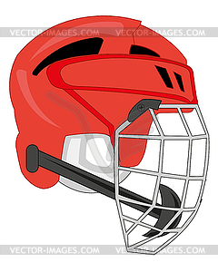 Defensive send for game of hockey type of side - vector clipart