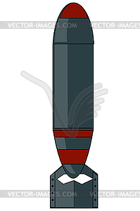 Lethal weapon bomb - vector clipart