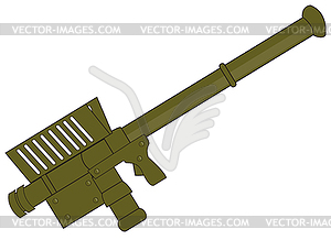 Stinger american portable zenithal-missile complex - vector image