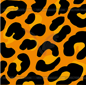 Skin of wildlife leopard seamless pattern - vector EPS clipart