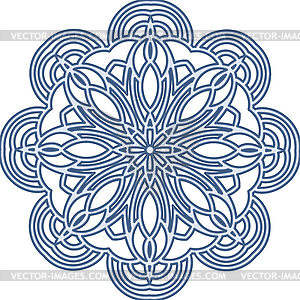 Mandala design element. Culture buddhism. - vector clipart