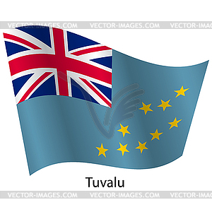 Flag of country Tuvalu - vector image