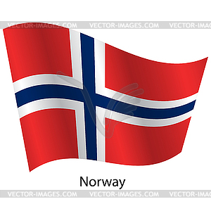 Flag of country Norway - vector image