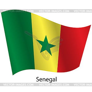 Flag of country Senegal - vector image