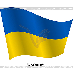 Flag of country Ukraine - vector clipart