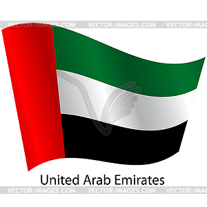 Flag of country United Arab Emirates - vector image