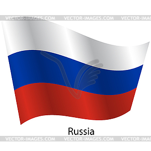 Flag of country Russia - vector image