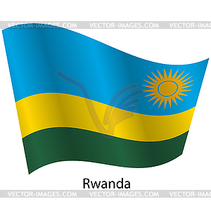 Flag of country Rwanda - vector image