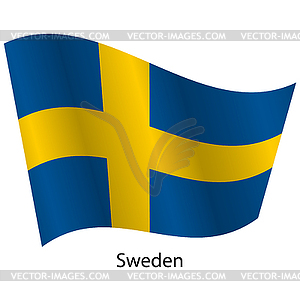 Flag of country Sweden - vector image