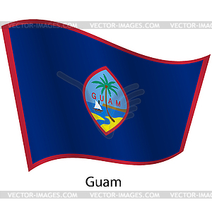 Flag of country Guam - royalty-free vector image