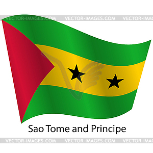 Flag of country Sao Tome and Principe - vector image