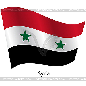 Flag of country Syria - vector image