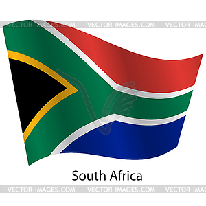 Flag of country South Africa - vector image