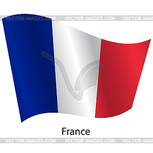 Flag of country France - vector EPS clipart