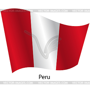 Flag of country Peru - vector image