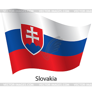 Flag of country Slovakia - vector image