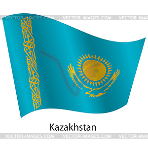 Flag of country Kazakhstan - vector image