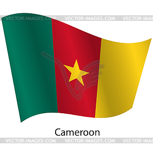 Flag of country Cameroon - royalty-free vector image