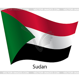 Flag of country Sudan - vector image