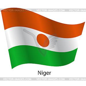 Flag of country Niger - vector image