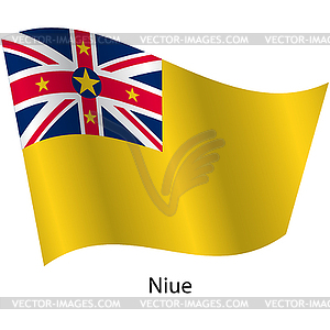 Flag of country Niue - vector image