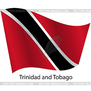 Flag of country Trinidad and Tobago - vector image