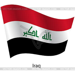 Flag of country Iraq - vector image