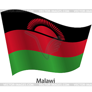 Flag of country Malawi - vector clipart