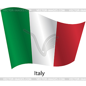 Flag of country Italy - vector clip art