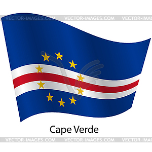 Flag of country Cape Verde - vector clipart